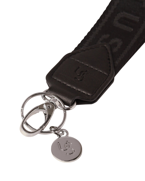Webbing Wristlet Key chain Black